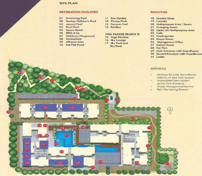 facilities-plan | New Launch Property | Condo - KL, PJ, Selangor | House