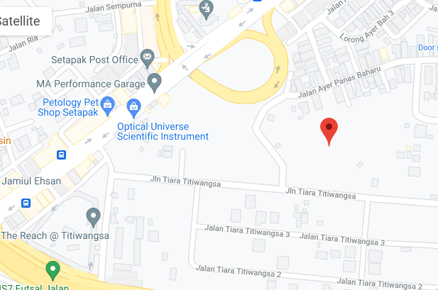 d'Brightton is located at Jalan Tiara Titiwangsa, Setapak